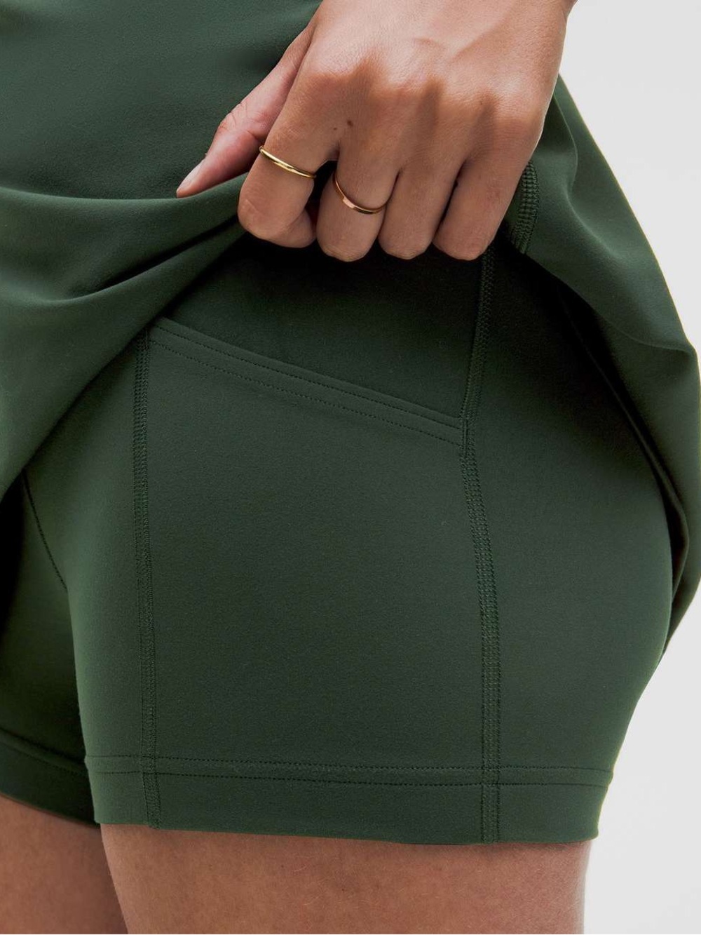 184. Lululemon Align Short-Sleeve Dress Legacy Green - Picture 4 of 10